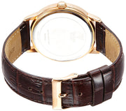  Shop Authentic Guess Wafer Quartz Beige Dial Brown Leather Strap Watch For Men - W0496G1 - Luxxuri