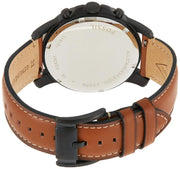  Shop Authentic Fossil Grant Chronograph Black Dial Brown Leather Strap Watch for Men - FS5241 - Luxxuri