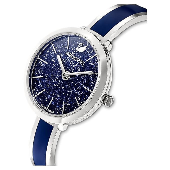  Shop Authentic Swarovski Crystalline Delight Analog Blue Dial Two Tone Steel Strap Watch for Women - 5580533 - Luxxuri