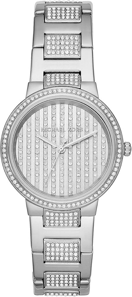  Shop Authentic Michael Kors Gabbi Quartz Crystals Silver Dial Silver Steel Strap Watch For Women - MK3984 - Luxxuri