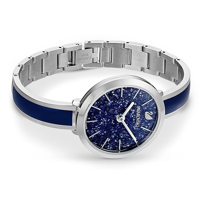  Shop Authentic Swarovski Crystalline Delight Analog Blue Dial Two Tone Steel Strap Watch for Women - 5580533 - Luxxuri