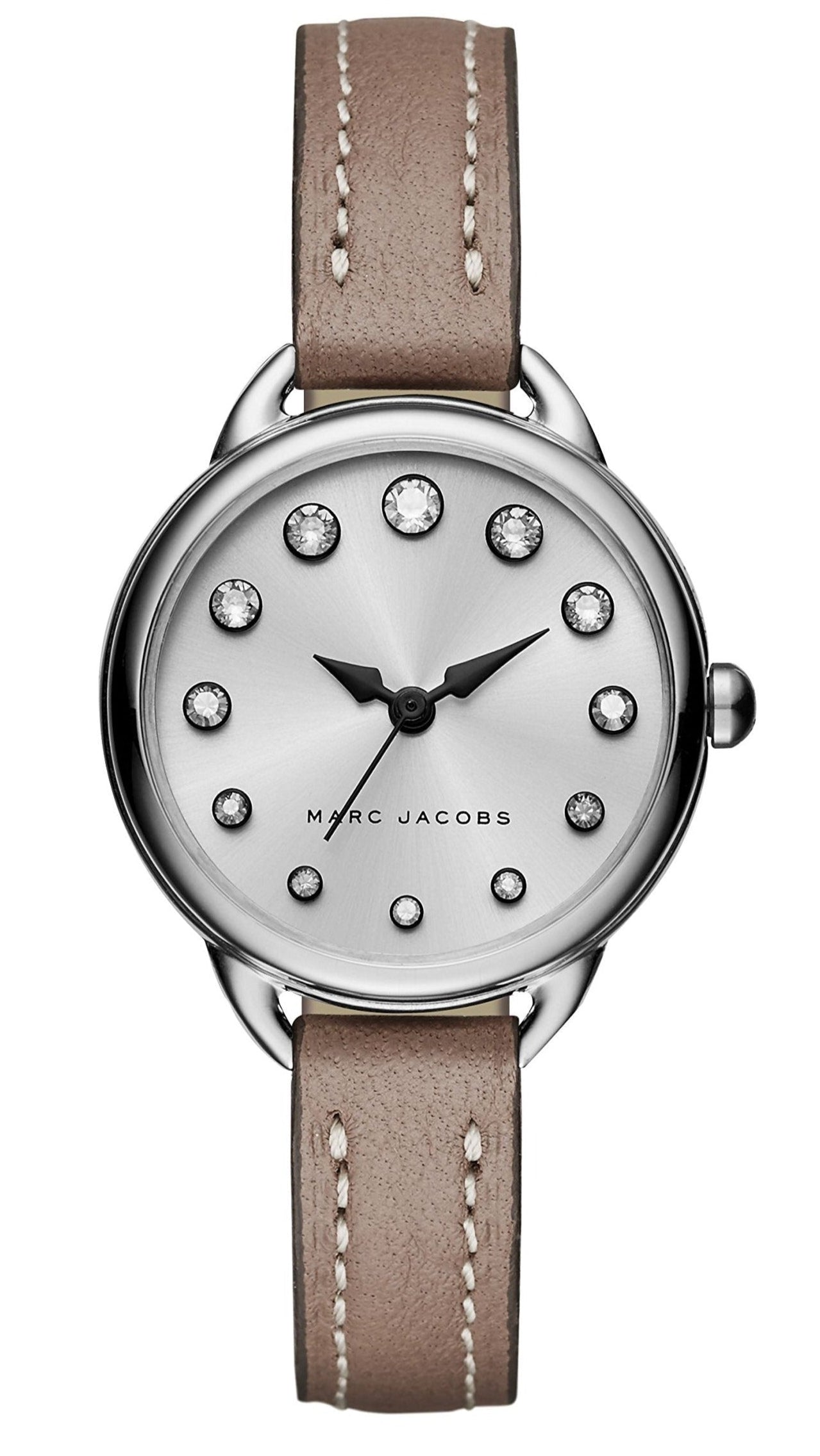  Shop Authentic Marc Jacobs Betty White Dial Brown Leather Strap Watch for Women - MJ1480 - Luxxuri