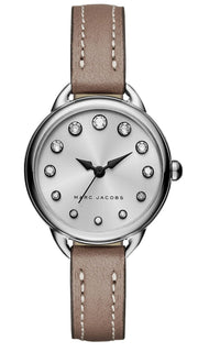  Shop Authentic Marc Jacobs Betty White Dial Brown Leather Strap Watch for Women - MJ1480 - Luxxuri