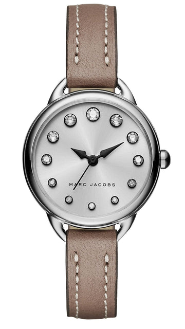  Shop Authentic Marc Jacobs Betty White Dial Brown Leather Strap Watch for Women - MJ1480 - Luxxuri