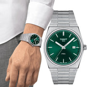  Shop Authentic Tissot PRX Green Dial Silver Steel Strap Watch For Men - T137.410.11.091.00 - Luxxuri