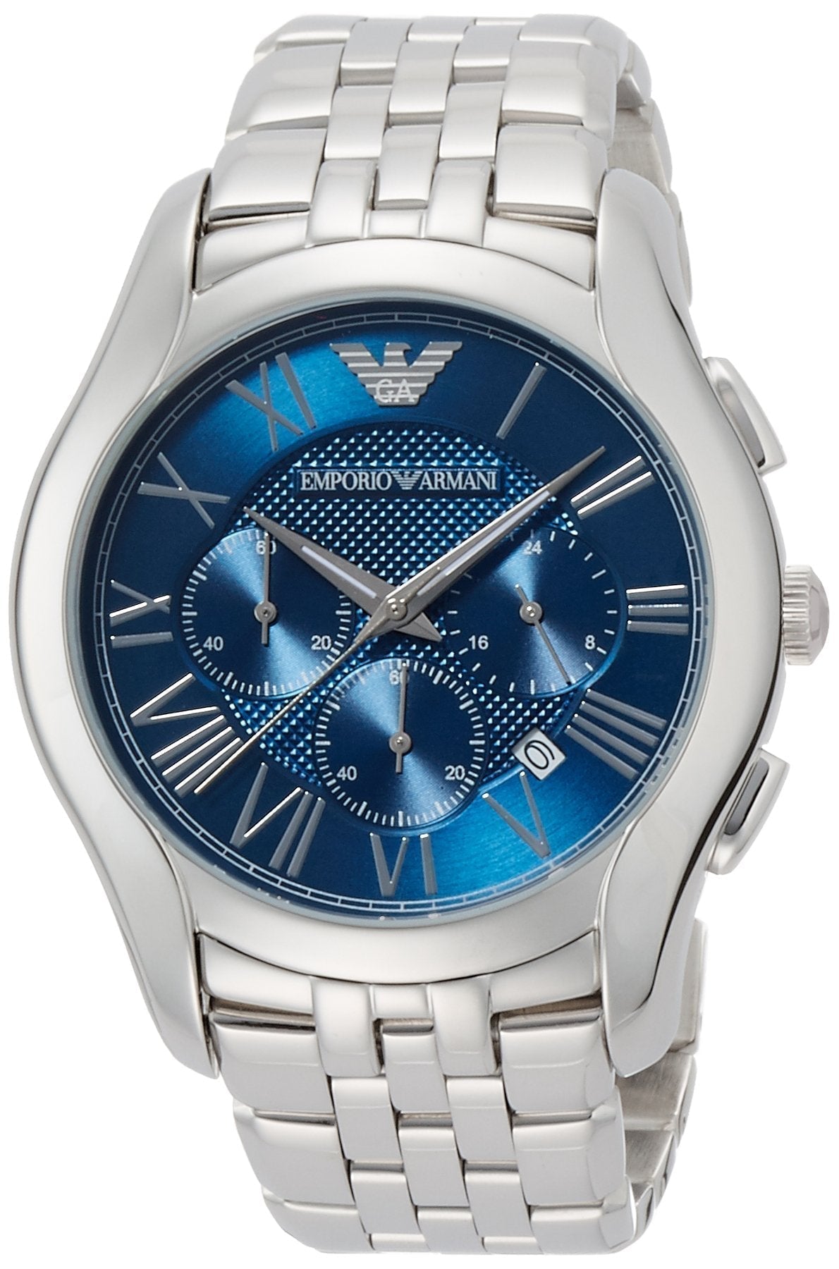  Shop Authentic Emporio Armani Classic Navy Blue Dial Stainless Steel Watch For Men - AR1787 - Luxxuri