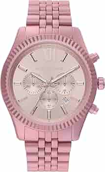  Shop Authentic Michael Kors Lexington Chronograph Pink Dial Pink Steel Strap Watch for Women - MK8792 - Luxxuri