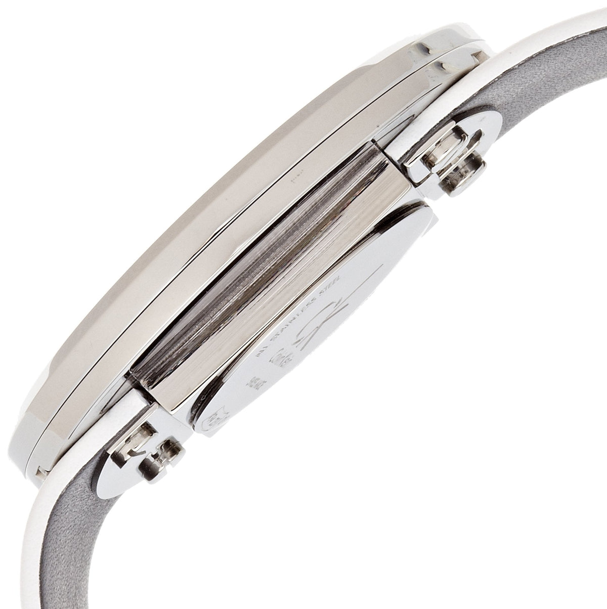  Shop Authentic Calvin Klein Glam Transparent Dial White Leather Strap Watch for Women - K9423101 - Luxxuri