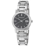  Shop Authentic Burberry The City Black Dial Silver Steel Strap Watch for Women - BU9101 - Luxxuri