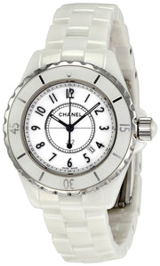  Shop Authentic Chanel J12 Ceramic White Dial White Steel Strap Watch for Women - J12 H0968 - Luxxuri