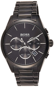  Shop Authentic Hugo Boss Onyx Black Dial Black Steel Strap Watch for Men - 1513365 - Luxxuri