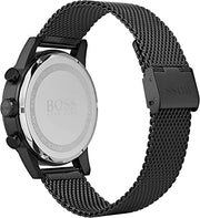  Shop Authentic Hugo Boss Associate Black Dial Black Mesh Bracelet Watch for Men - 1513769 - Luxxuri