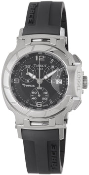  Shop Authentic Tissot T Race Chronograph Black Dial Black Rubber Strap Watch for Women - T048.217.17.057.00 - Luxxuri