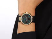  Shop Authentic Guess Solstice Green Dial Black Rubber Strap Watch for Women - GW0113L1 - Luxxuri