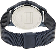  Shop Authentic Tommy Hilfiger Damon Quartz Blue Dial Blue Mesh Bracelet Watch for Men - 1791421 - Luxxuri