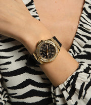  Shop Authentic Guess Venus Diamonds Black Dial Black Rubber Strap Watch for Women - GW0118L1 - Luxxuri