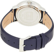  Shop Authentic Tommy Hilfiger Jenna White Dial Blue Leather Strap Watch for Women - 1782072 - Luxxuri
