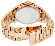  Shop Authentic Michael Kors Runway Blue Dial Rose Gold Stainless Steel Strap Watch for Women - MK7065 - Luxxuri