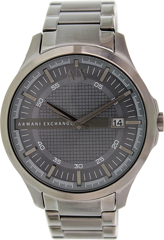  Shop Authentic Armani Exchange Hampton Chronograph Grey Dial Grey Steel Strap Watch For Men - AX2135 - Luxxuri