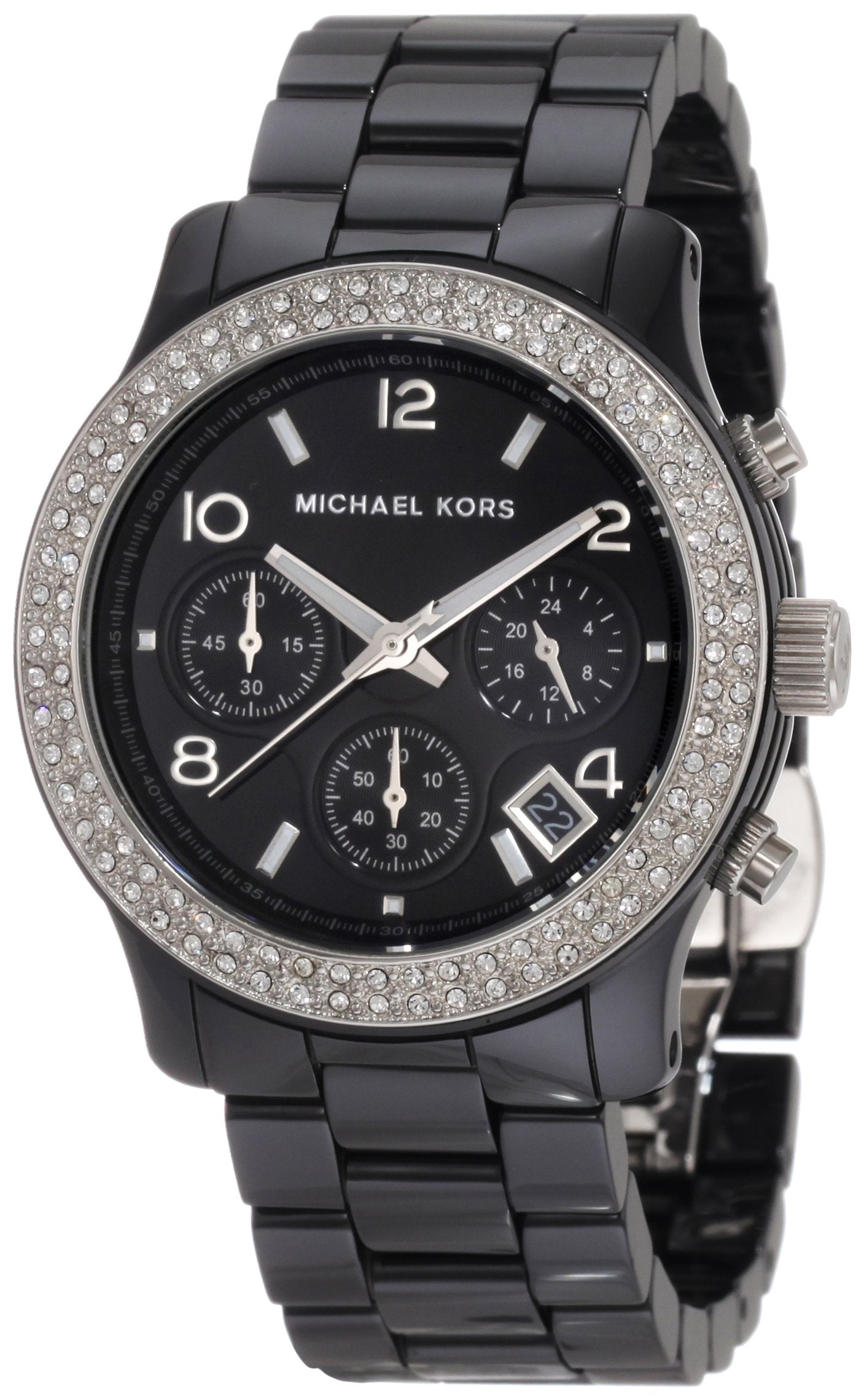 Shop Authentic Michael Kors Runway Black Dial Black Steel Strap Watch for Women - MK5190 - Luxxuri