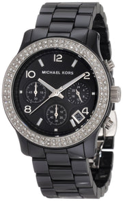  Shop Authentic Michael Kors Runway Black Dial Black Steel Strap Watch for Women - MK5190 - Luxxuri
