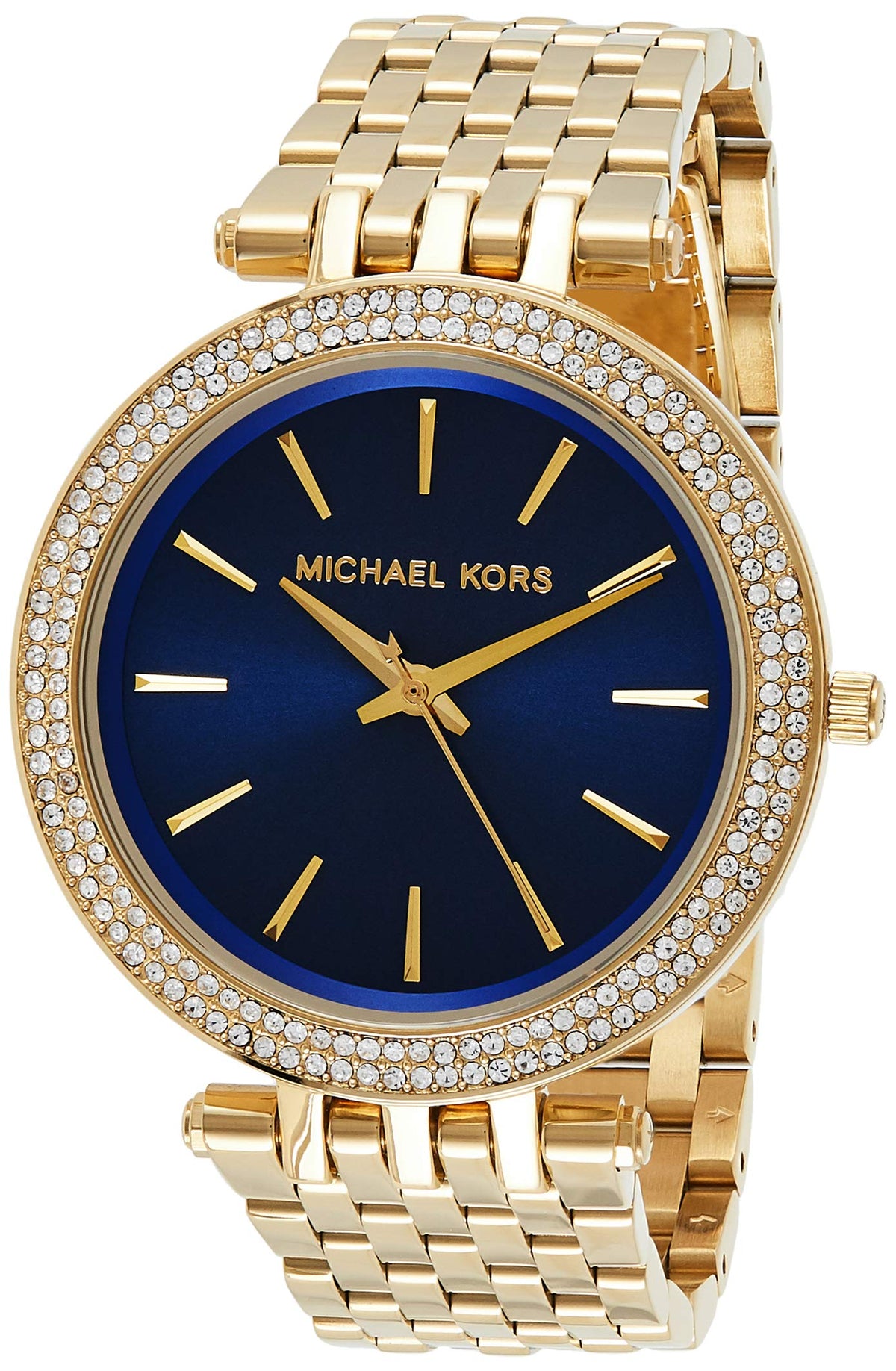  Shop Authentic Michael Kors Darci Blue Dial Gold Steel Strap Watch for Women - MK3406 - Luxxuri