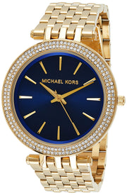  Shop Authentic Michael Kors Darci Blue Dial Gold Steel Strap Watch for Women - MK3406 - Luxxuri