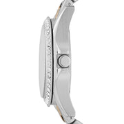  Shop Authentic Fossil Riley Multifunction Rose Gold Dial Two Tone Steel Strap Watch for Women - ES4145 - Luxxuri