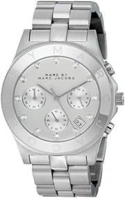  Shop Authentic Marc Jacobs Blade White Dial SIlver Steel Strap Watch for Women - MBM3100 - Luxxuri