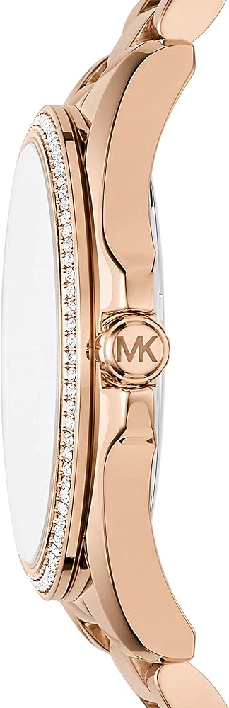  Shop Authentic Michael Kors Bradshaw Quartz Rose Gold Dial Rose Gold Steel Strap Watch For Women - MK6556 - Luxxuri