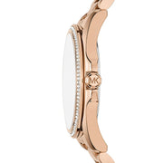  Shop Authentic Michael Kors Bradshaw Quartz Rose Gold Dial Rose Gold Steel Strap Watch For Women - MK6556 - Luxxuri