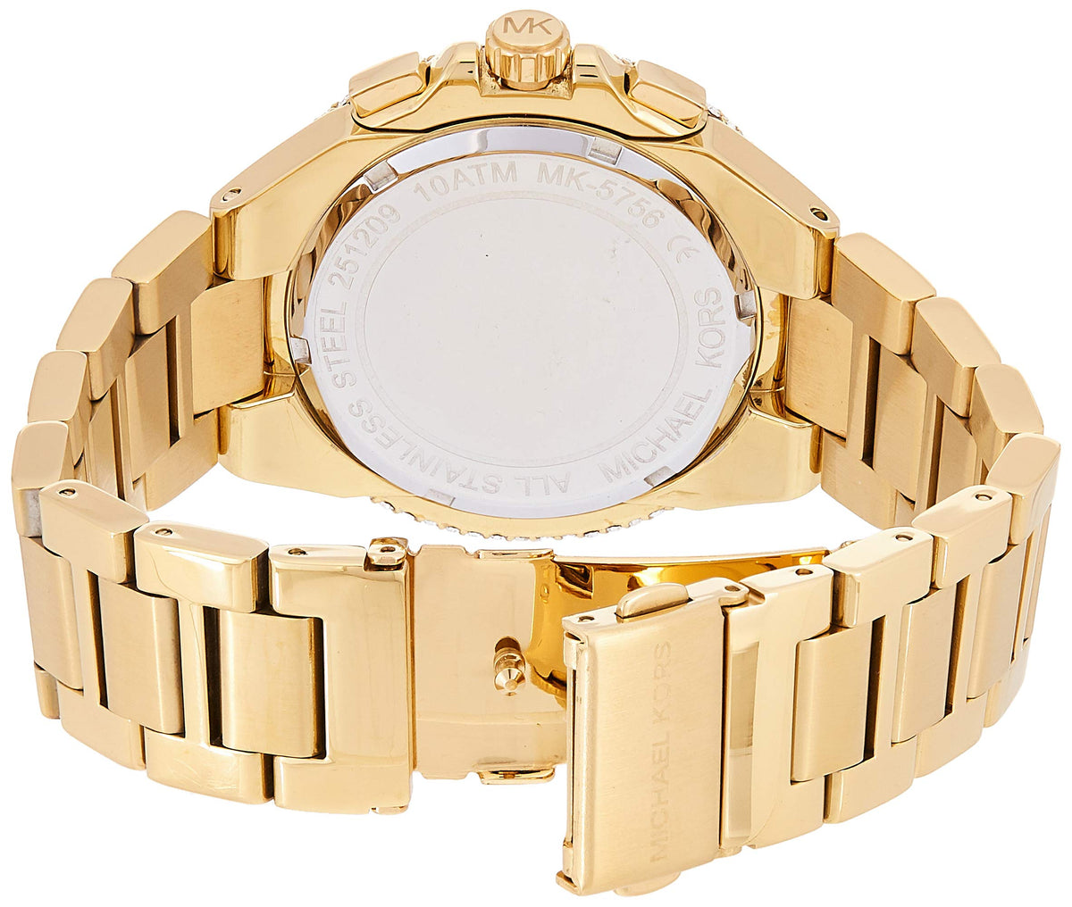  Shop Authentic Michael Kors Camille Silver Diamonds Dial Gold Steel Strap Watch for Women - MK5756 - Luxxuri