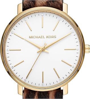  Shop Authentic Michael Kors Pyper Three-Hand White Dial Cheetah Print Leather Strap Watch for Women - MK4751 - Luxxuri