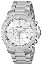  Shop Authentic Movado Series 800 Chronograph Silver Dial Silver Steel Strap Watch For Men - 2600111 - Luxxuri