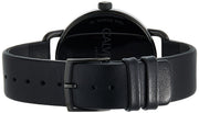  Shop Authentic Calvin Klein Even Maroon Dial Black Leather Strap Watch for Men - K7B214CP - Luxxuri