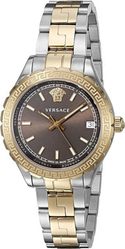  Shop Authentic Versace Hellenyium Brown Dial Two Tone Steel Strap Watch for Women - V12040015 - Luxxuri