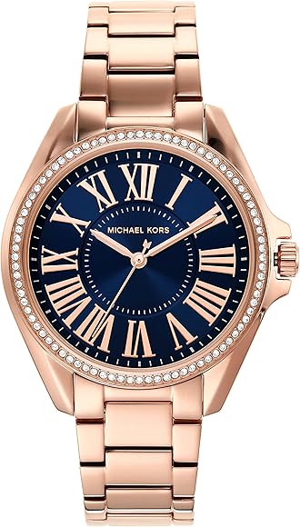  Shop Authentic Michael Kors Kacie Three Hand Black Dial Rose Gold Steel Strap Watch for Women - MK6930 - Luxxuri