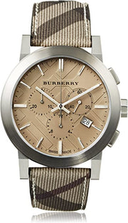  Shop Authentic Burberry The City Smoked Brown Dial Brown Leather Strap Watch for Men - BU9361 - Luxxuri