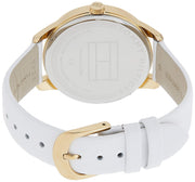  Shop Authentic Tommy Hilfiger Brooklyn Quartz White Dial White Leather Strap Watch for Women - 1782018 - Luxxuri