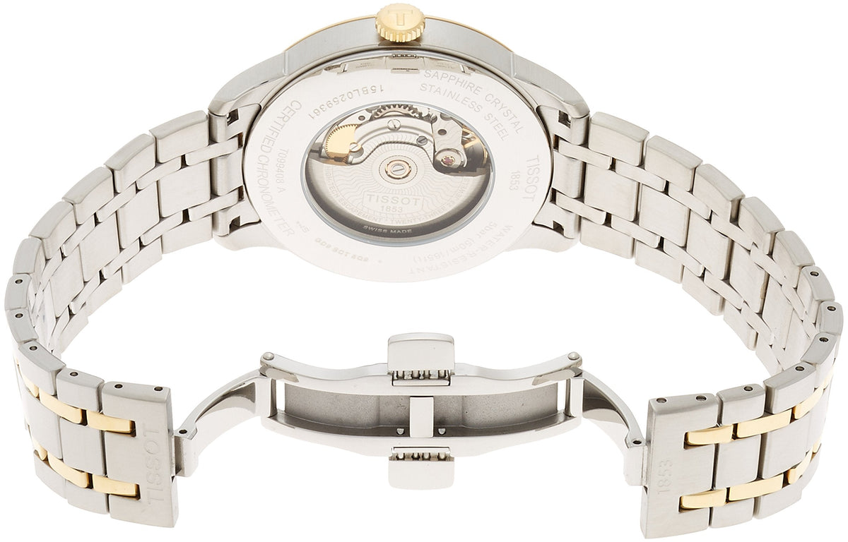  Shop Authentic Tissot Chemin Des Tourelles Powermatic 80 Cosc Silver Dial Two Tone Steel Strap Watch For Men - T099.408.22.038.00 - Luxxuri