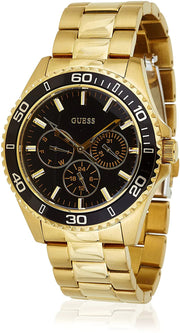  Shop Authentic Guess BFF Multifunction Black Dial Gold Steel Strap Watch for Women - W0231L3 - Luxxuri