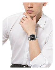  Shop Authentic Calvin Klein City Black Dial Silver Steel Strap Watch for Men - K2G21161 - Luxxuri