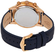  Shop Authentic Fossil Townsman Chronograph Blue Dial Blue Leather Strap Watch for Men - FS5436 - Luxxuri