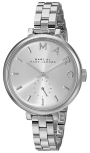  Shop Authentic Marc Jacobs Sally Silver Dial Silver Steel Strap Watch for Women - MBM3362 - Luxxuri