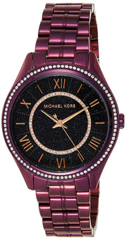  Shop Authentic Michael Kors Lauryn Black Dial Purple Steel Strap Watch for Women - MK3724 - Luxxuri