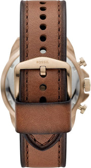  Shop Authentic Fossil Bronson Chronograph Brown Dial Brown Leather Strap Watch for Men - FS5857 - Luxxuri