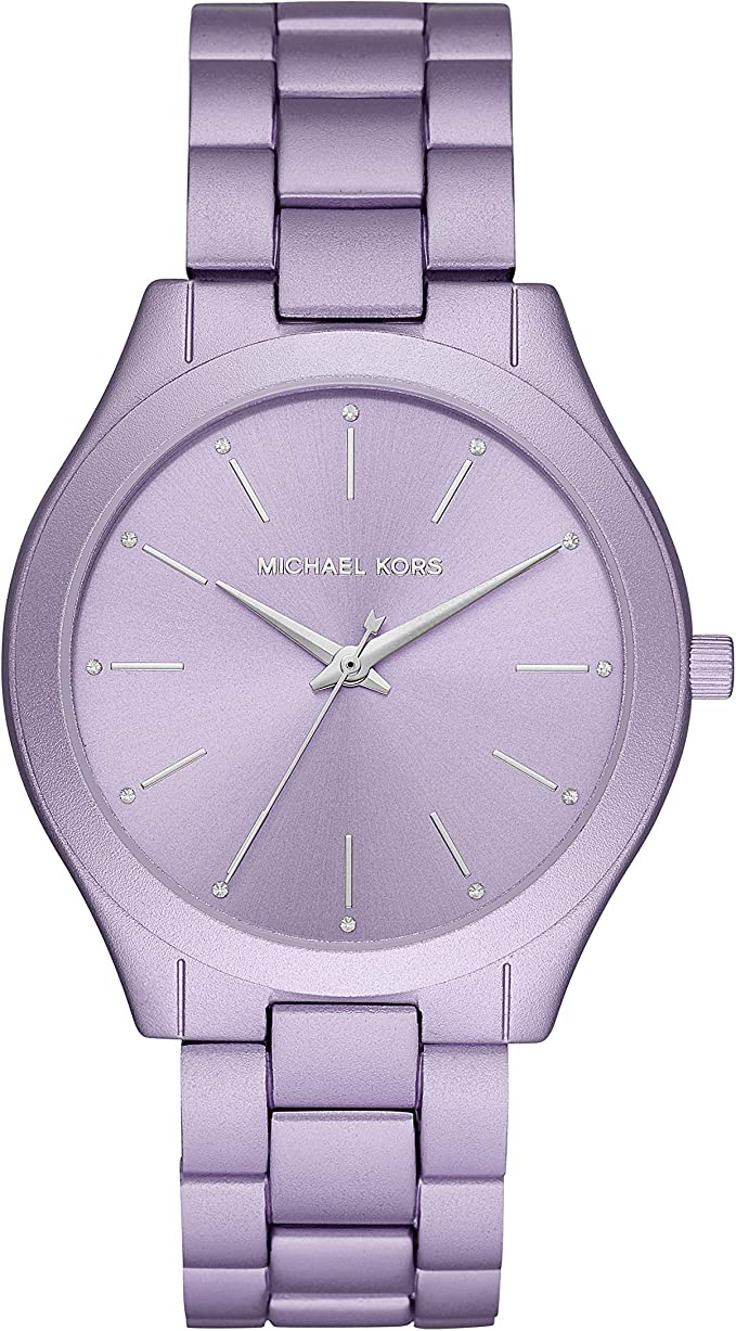  Shop Authentic Michael Kors Slim Runway Quartz Purple Dial Purple Steel Strap Watch For Women - MK4540 - Luxxuri