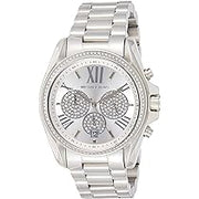  Shop Authentic Michael Kors Bradshaw Chronograph Silver Dial Silver Steel Strap Watch For Women - MK6537 - Luxxuri