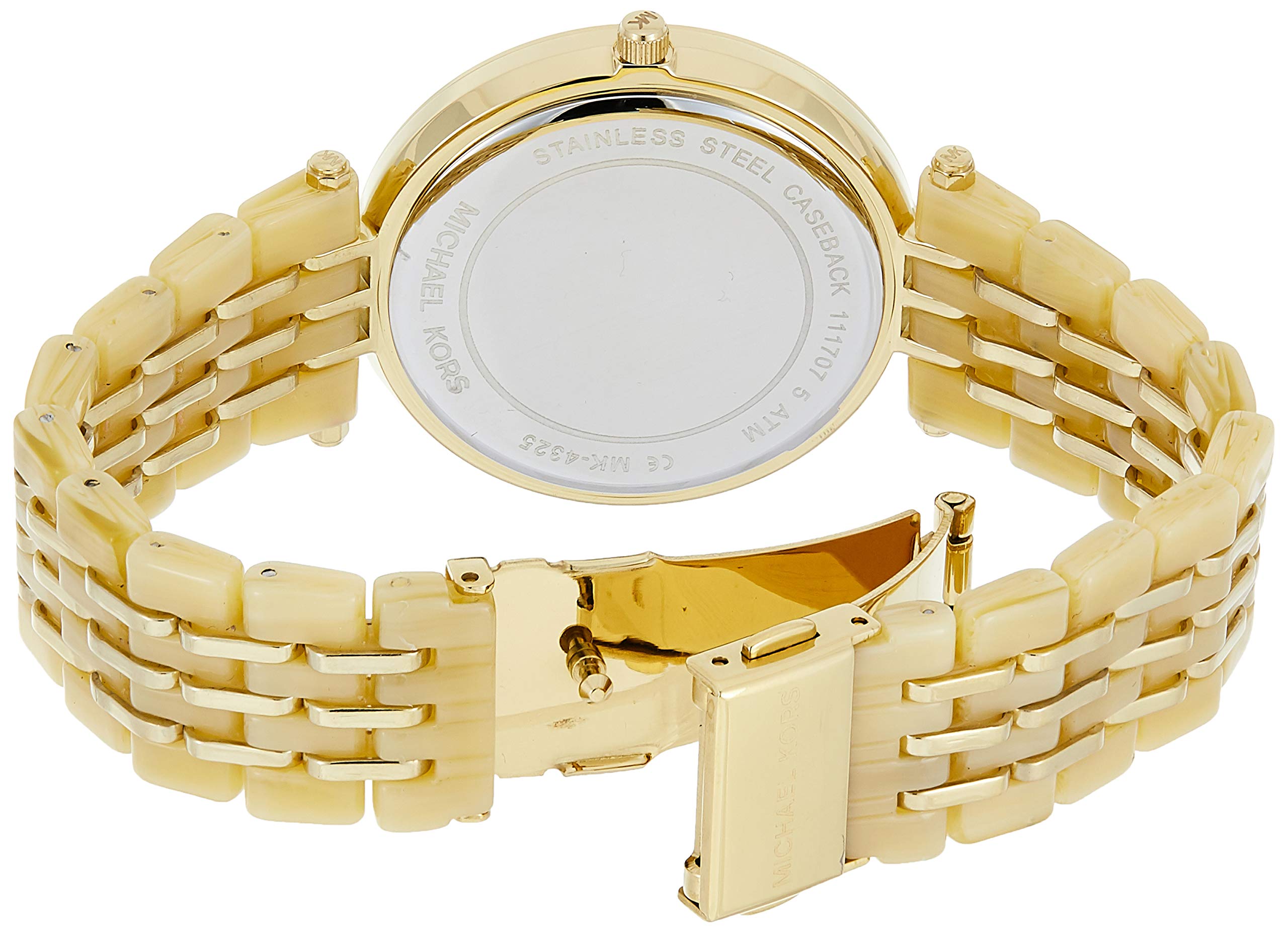  Shop Authentic Michael Kors Darci Gold Dial Gold Steel Strap Watch for Women - MK4325 - Luxxuri