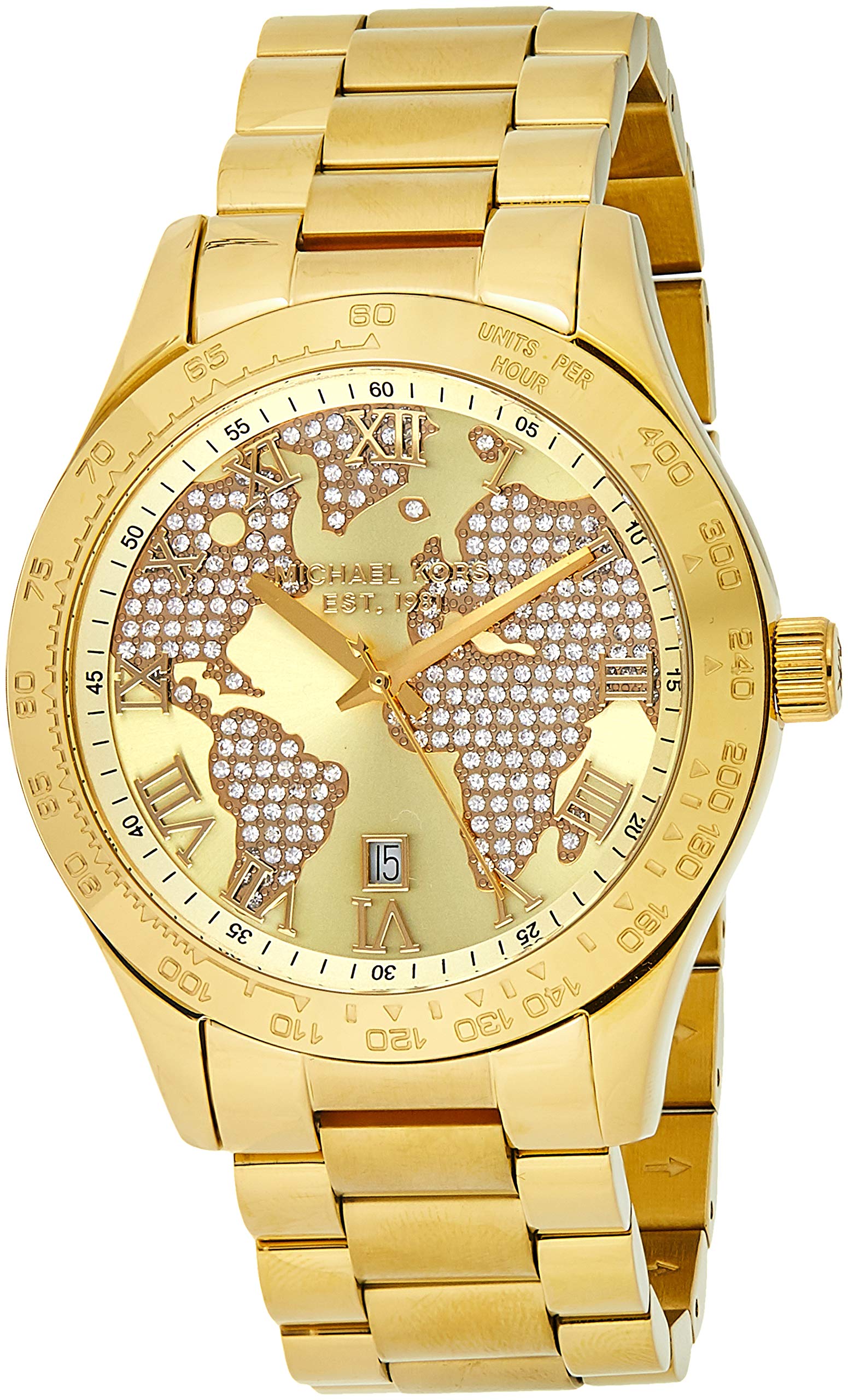  Shop Authentic Michael Kors Layton Rose Gold Dial Gold Stainless Steel Strap Watch for Women - MK6476 - Luxxuri
